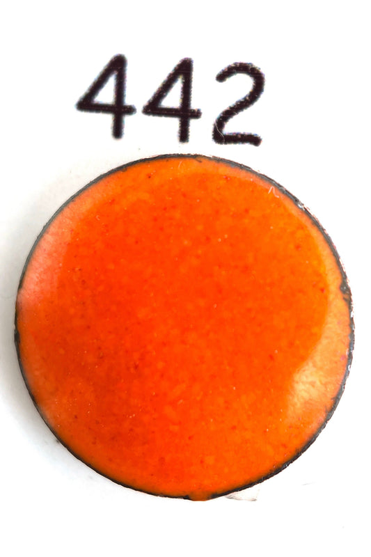 Pearly's Enamel Powder No. 442 Opaque Orange 3 oz. (85gr.) lead free Great for torch/kiln/Cloisonné and Wet Packing Enameling