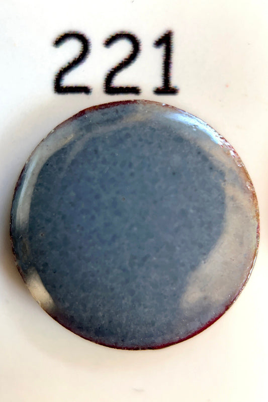 Pearly's Enamel Powder No. 221 Opaque Silver Gray 3oz. (85gr.) Great for torch/kiln/Cloisonné and Wet Packing Enameling