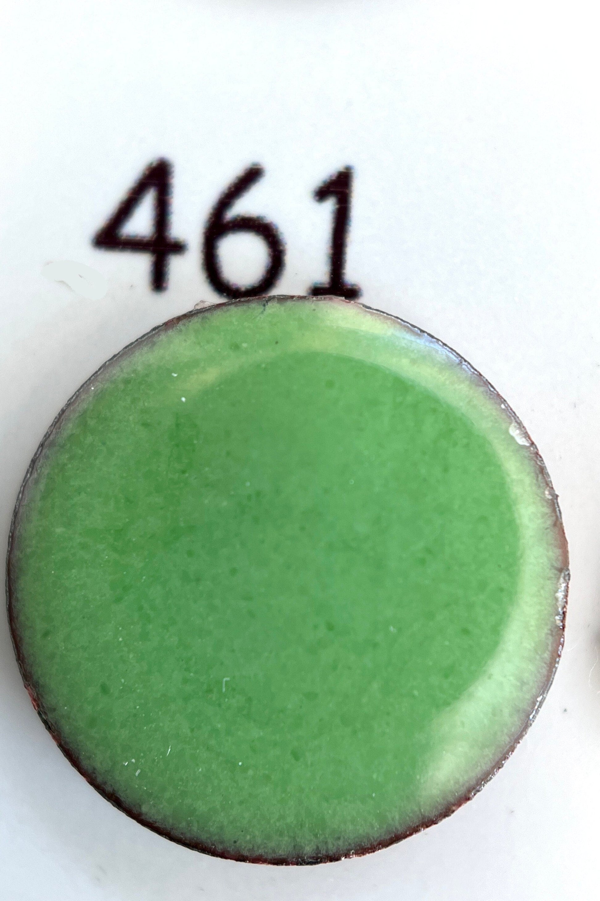 Pearly's Enamel Powder No. 461 Opaque Medium Jade Green 3oz. (85gr.) Great for torch/kiln/Cloisonné and Wet Packing Enameling