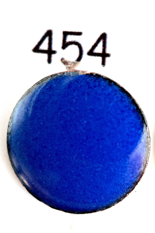 Pearly's Enamel Powder No. 454 Opaque Admiral Blue 3oz. (85gr.) Great for torch/kiln/Cloisonné and Wet Packing Enameling