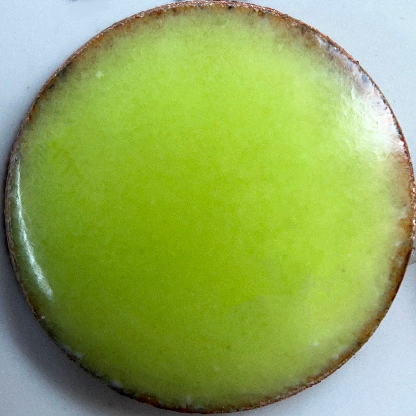 New!!! Pearly's Enamel Powder No. 341 Transparent Tea Green 3oz. (85gr.) Great for torch/kiln/Cloisonné and Wet Packing Enameling
