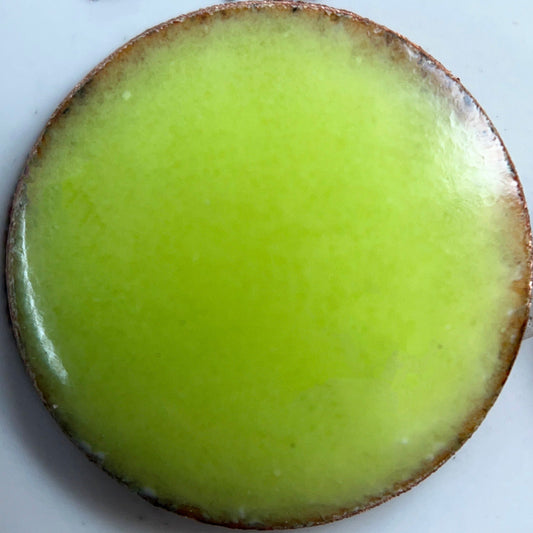 New!!! Pearly's Enamel Powder No. 341 Transparent Tea Green 3oz. (85gr.) Great for torch/kiln/Cloisonné and Wet Packing Enameling