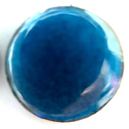 Pearly's Enamel Powder No. 479# Transparent Adriatic Turquoise 3oz. (85gr.) Great for torch/kiln/Cloisonné and Wet Packing Enameling