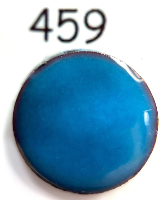 Pearly's Enamel Powder No. 459 Opaque Medium Uniform Blue Lead Free 3oz. (85gr.) Great for torch/kiln/Cloisonné and Wet Packing Enameling
