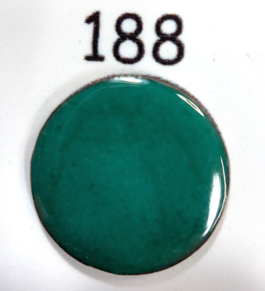 Pearly's Enamel Powder No. 188 Opaque Antique Green 3oz. (85gr.) Great for torch/kiln/Cloisonné and Wet Packing Enameling