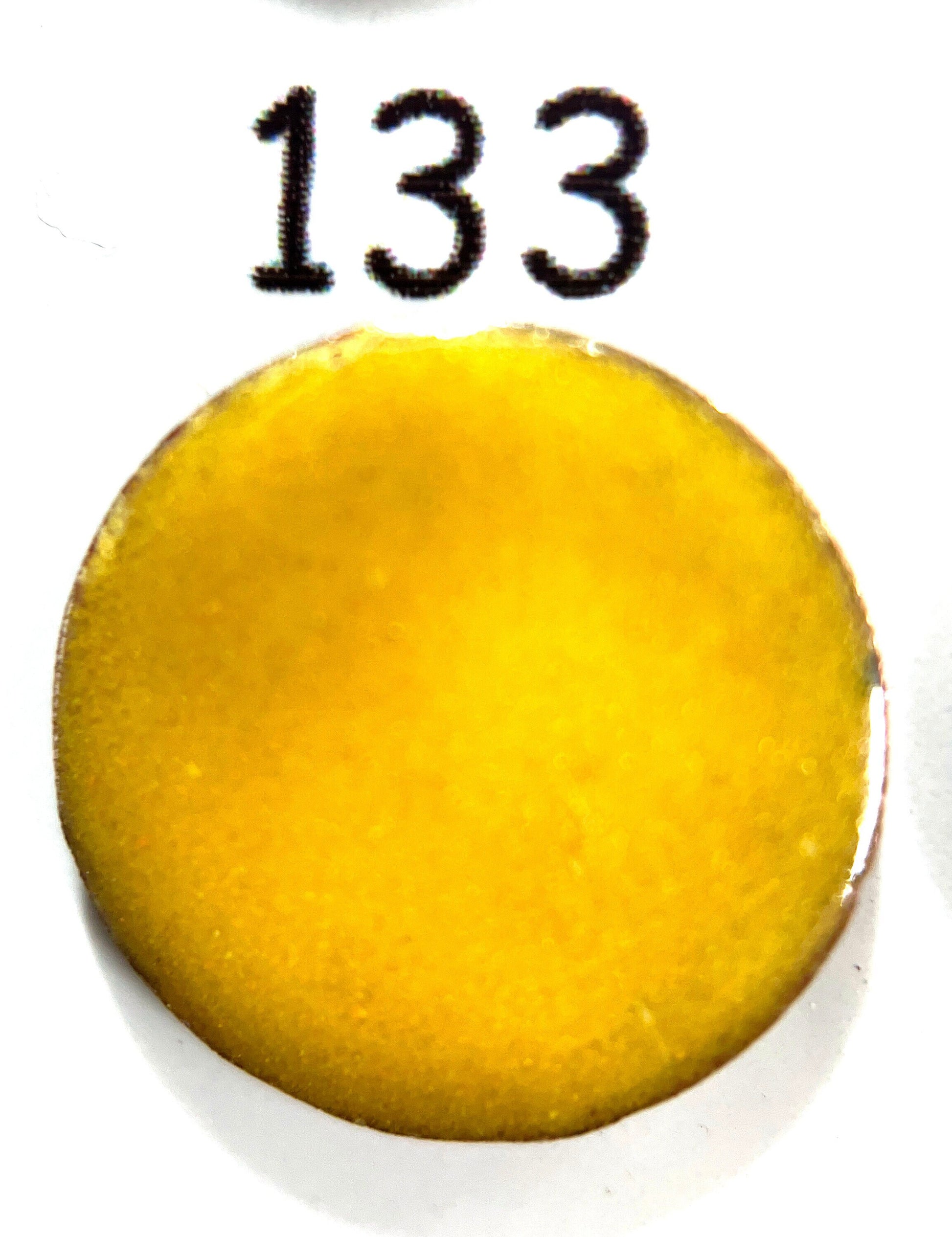 Pearly's Enamel Powder No. 133 Opaque sunflower 3oz. (85gr.) Great for torch/kiln/Cloisonné and Wet Packing Enameling