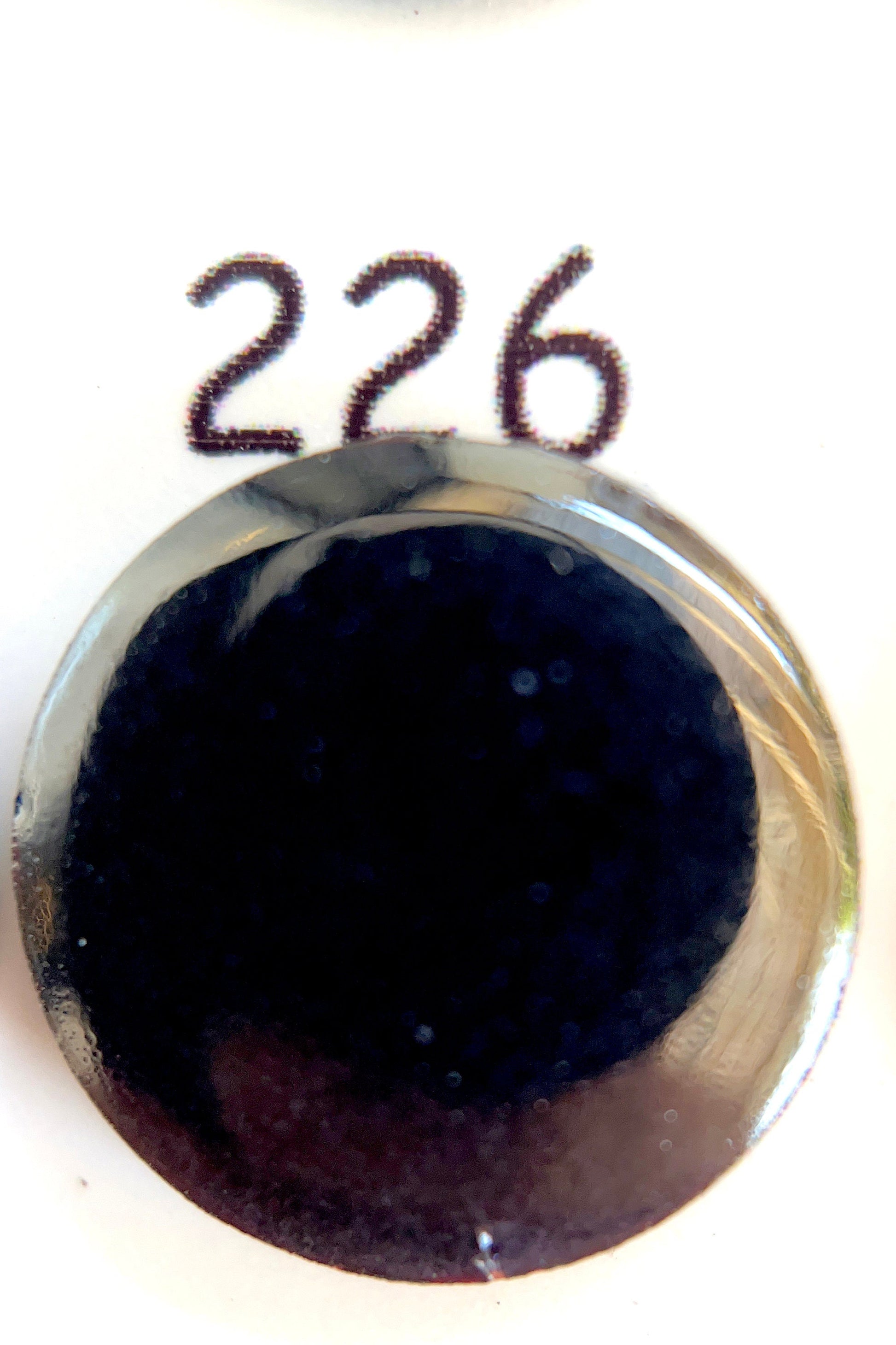 Pearly's Enamel Powder No. 226 Opaque coal black 3oz. (85gr.) Great for torch/kiln/Cloisonné and Wet Packing Enameling