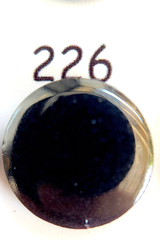 Pearly's Enamel Powder No. 226 Opaque coal black 3oz. (85gr.) Great for torch/kiln/Cloisonné and Wet Packing Enameling