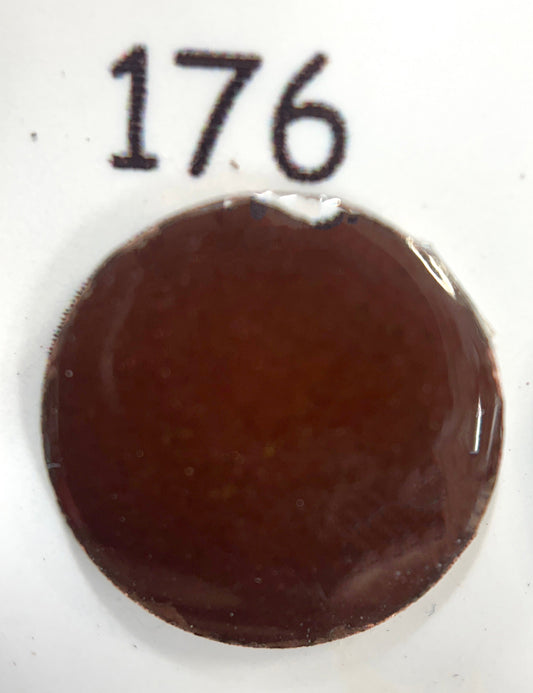 Pearly's Enamel Powder No. 176 Opaque dark brown 3oz. (85gr.) Great for torch/kiln/Cloisonné and Wet Packing Enameling