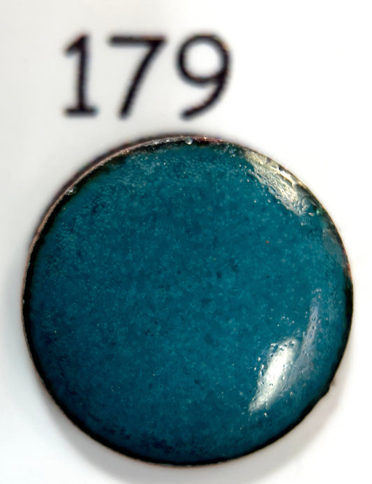 Pearly's Enamel Powder No. 179 Opaque Green Blue 3oz. (85gr.) Great for torch/kiln/Cloisonné and Wet Packing Enameling