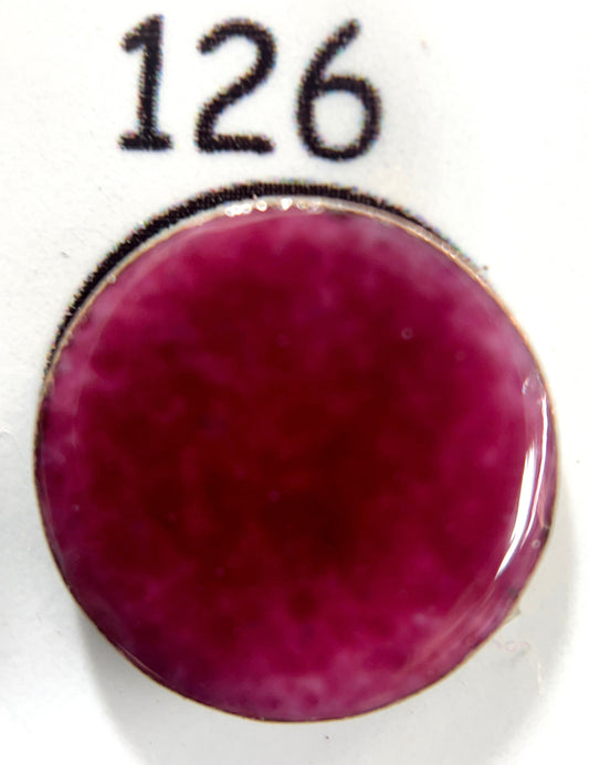 Pearly's Enamel Powder No. 126 Transparent Ruby 3oz. (85gr.) Great for torch/kiln/Cloisonné and Wet Packing Enameling