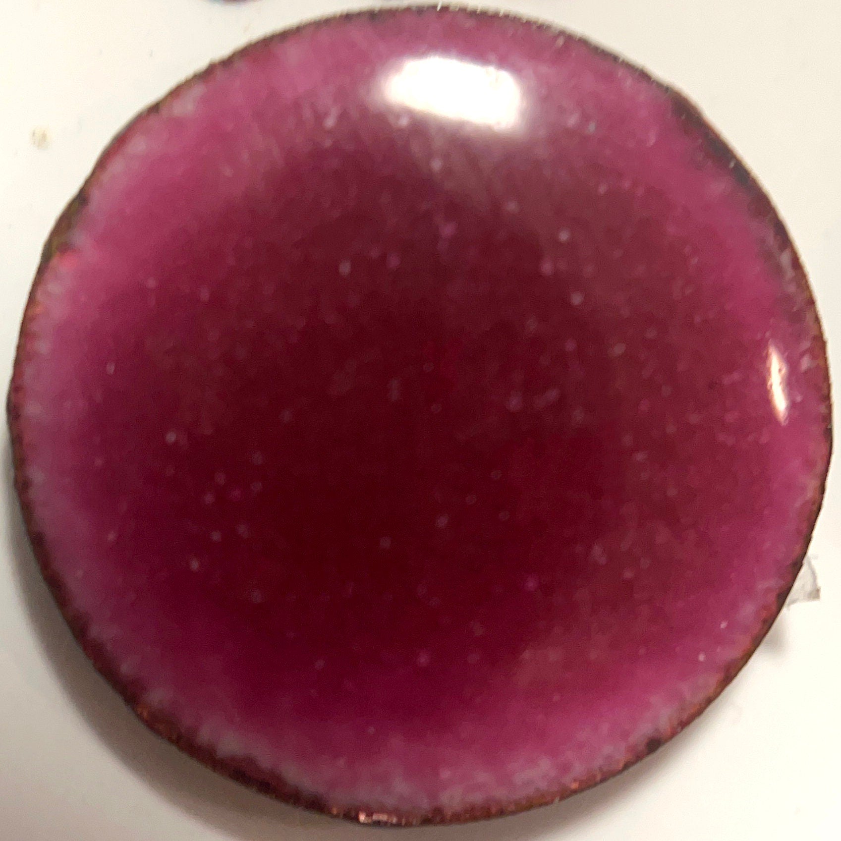 Pearly's Enamel Powder No. 301 Transparent Pink 3oz. (85gr.) Great for torch/kiln/Cloisonné and Wet Packing Enameling