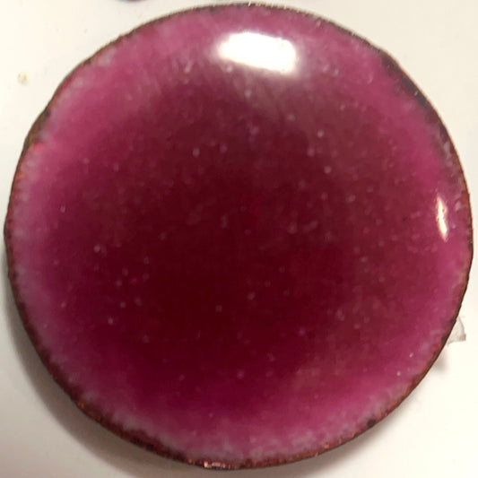 Pearly's Enamel Powder No. 301 Transparent Pink 3oz. (85gr.) Great for torch/kiln/Cloisonné and Wet Packing Enameling