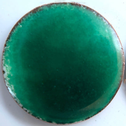 Pearly's Enamel Powder No. 312 Transparent Deep Teal 3oz. (85gr.) Great for torch/kiln/Cloisonné and Wet Packing Enameling