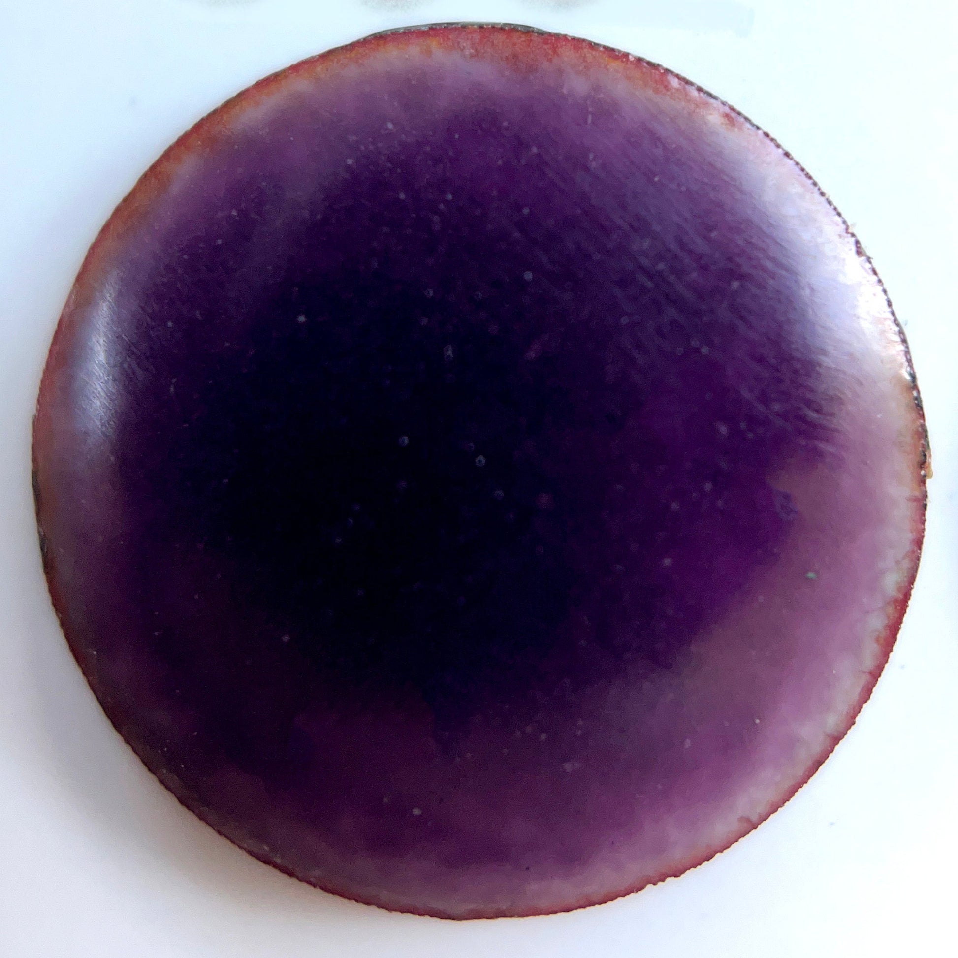Pearly's Enamel Powder No. 365 Transparent Amethyst 3oz. (85gr.) Great for torch/kiln/Cloisonné and Wet Packing Enameling