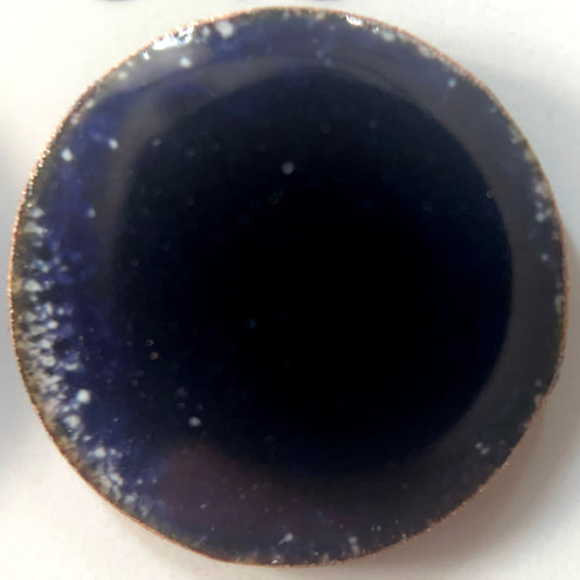 Enamel Powder No. 348 - Transparent Deep Purple Blue 3oz. for Torch/Kiln/Cloisonné/Wet Packing Enameling