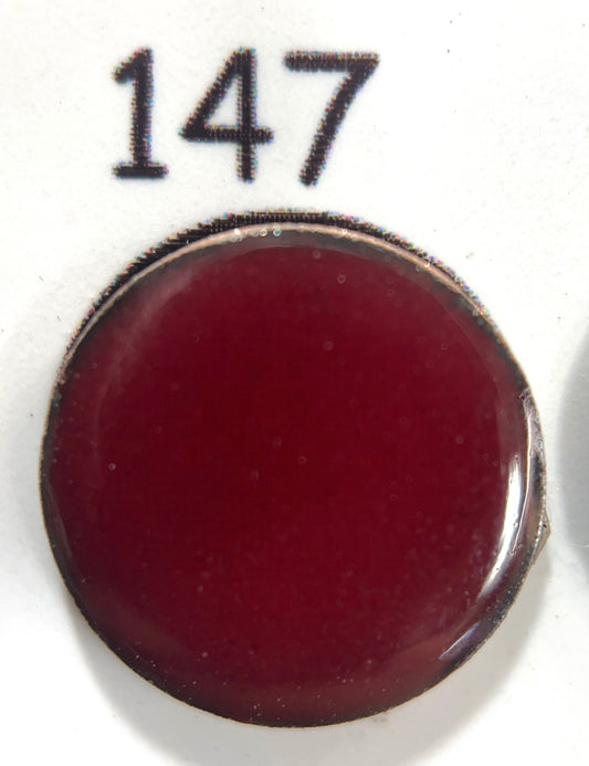 Pearly's Enamel Powder No. 147 Opaque Lead Free Red 3oz. (85gr.) Great for torch/kiln/Cloisonné and Wet Packing Enameling
