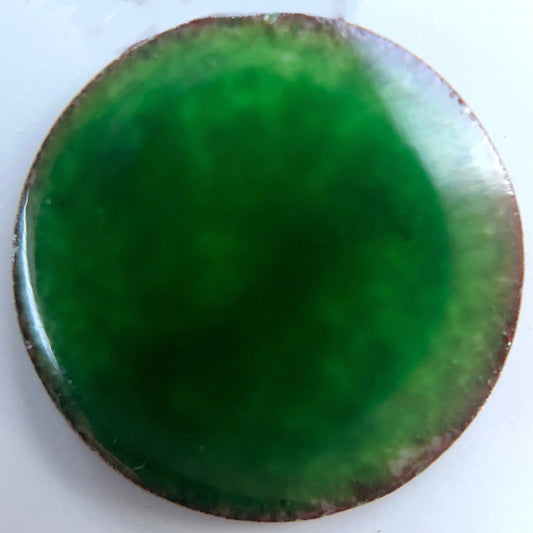 Enamel Powder No. 350 - Transparent Bright Green 3oz. for Torch/Kiln/Cloisonné/Wet Packing Enameling