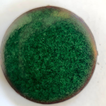 New!!! New Pearly's Enamel Powder No. #536 Opaque Cypress Tree Green 3oz. (85gr.) Great for torch/kiln/Cloisonné and Wet Packing Enameling