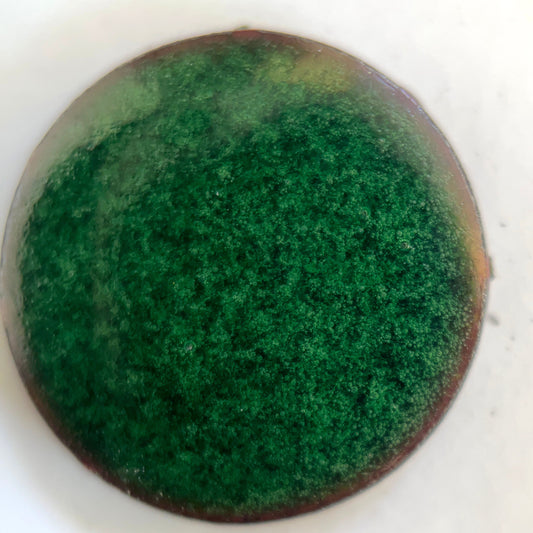 New!!! New Pearly's Enamel Powder No. #536 Opaque Cypress Tree Green 3oz. (85gr.) Great for torch/kiln/Cloisonné and Wet Packing Enameling