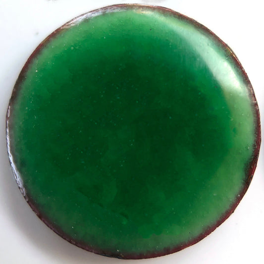 Pearly's Enamel Powder No. 325 Transparent Bright Green 3oz. (85gr.) Great for torch/kiln/Cloisonné and Wet Packing Enameling