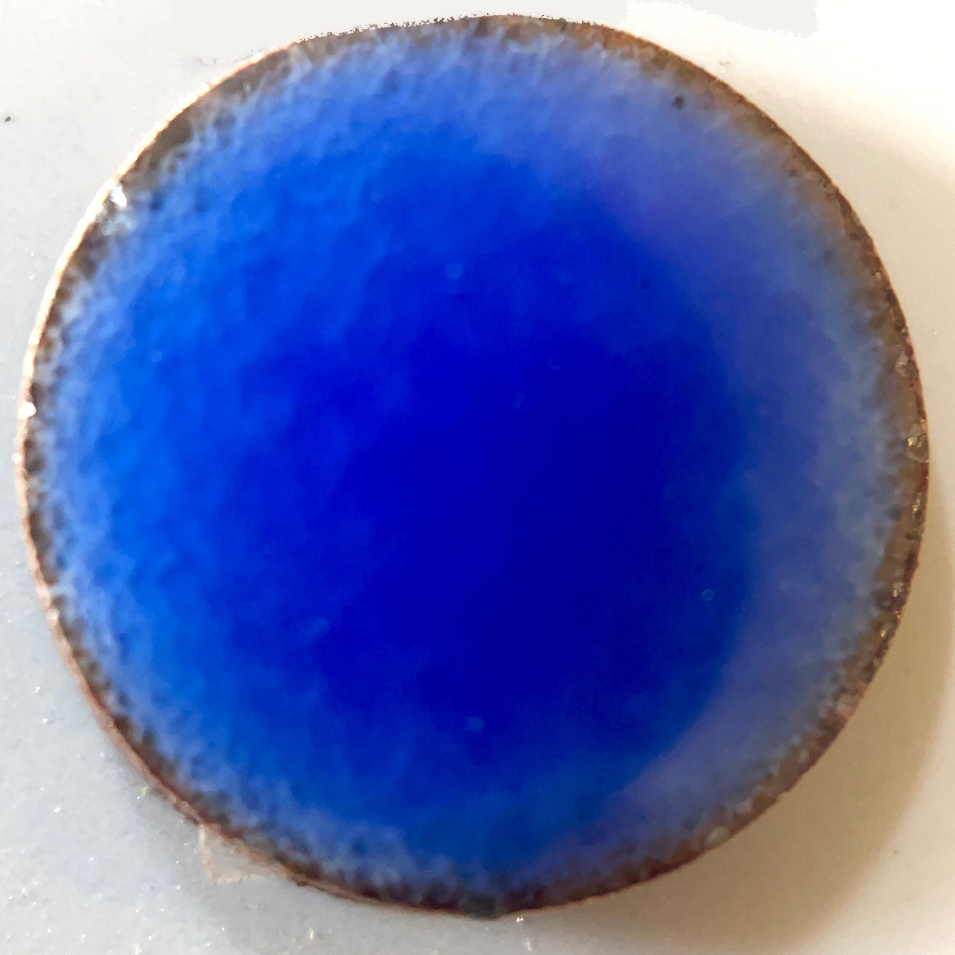 Translucent Egyptian Blue Enamel Powder No. 321, 3oz (86g) Powder for Kiln, Torch, Cloisonné, and Wet Packing Enameling, Enameling Supplies