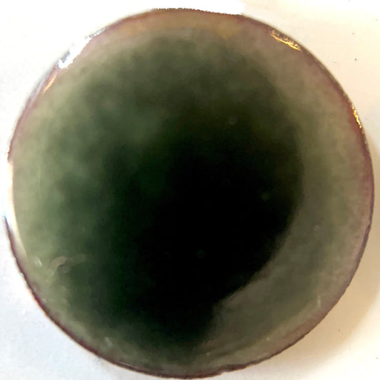 Enamel Powder No. 330 - Transparent Dark Gray Green 3oz. for Torch/Kiln/Cloisonné/Wet Packing Enameling