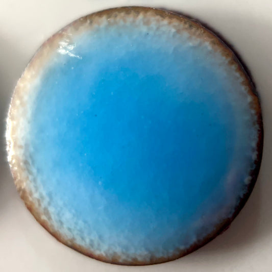 New!!! Pearly's Enamel Powder No.383 Opaque Light Aqua 3oz. (85gr.) Great for torch/kiln/Cloisonné and Wet Packing Enameling
