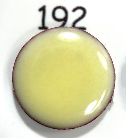 Pearly's Enamel Powder No. 192 Opaque yellow ivory 3oz. (85gr.) Great for torch/kiln/Cloisonné and Wet Packing Enameling
