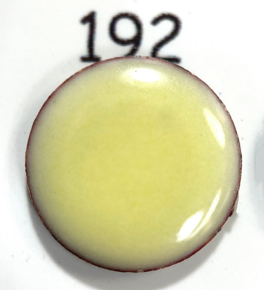 Pearly's Enamel Powder No. 192 Opaque yellow ivory 3oz. (85gr.) Great for torch/kiln/Cloisonné and Wet Packing Enameling
