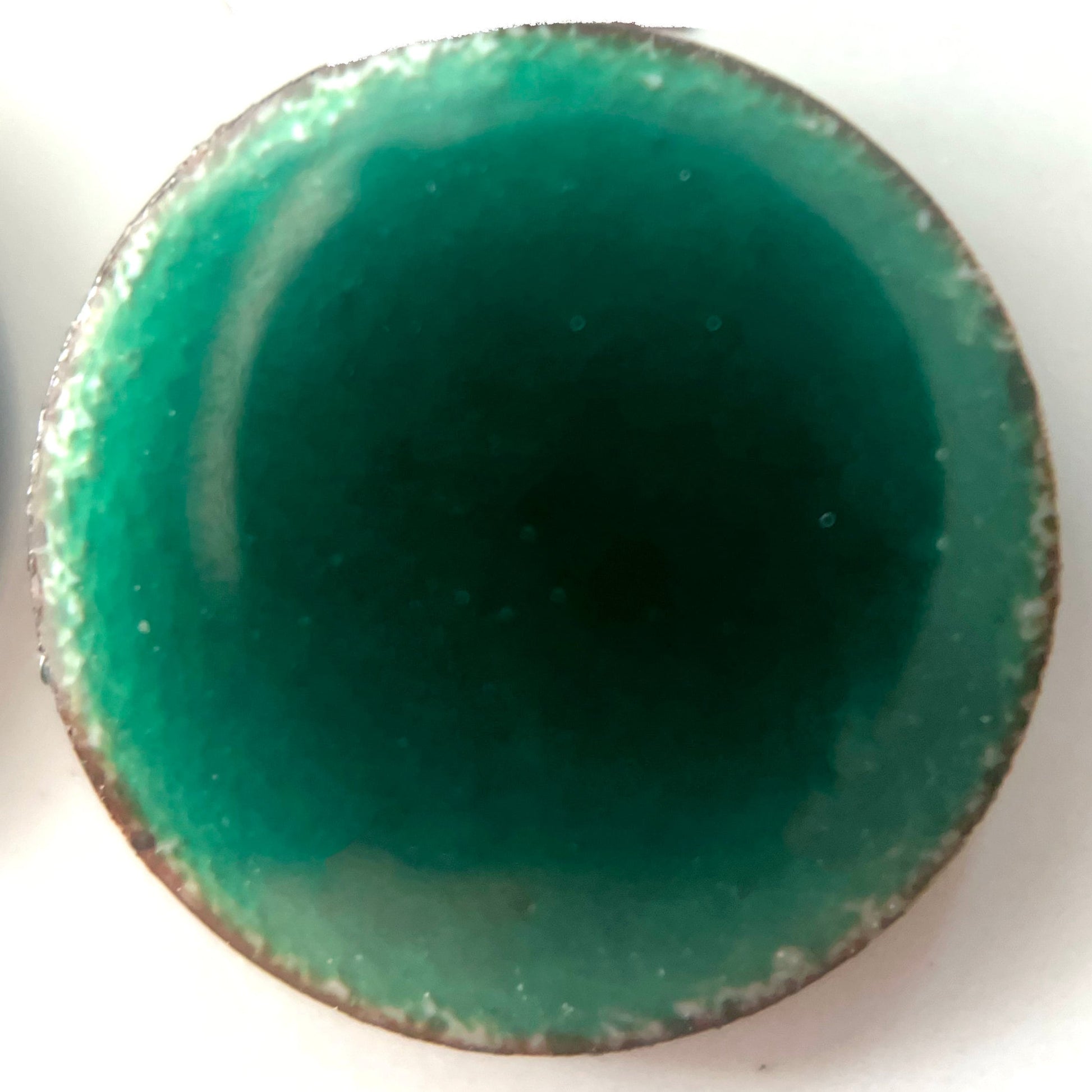 Enamel Powder No. 351 - Transparent Deep Green 3oz. for Torch/Kiln/Cloisonné/Wet Packing Enameling