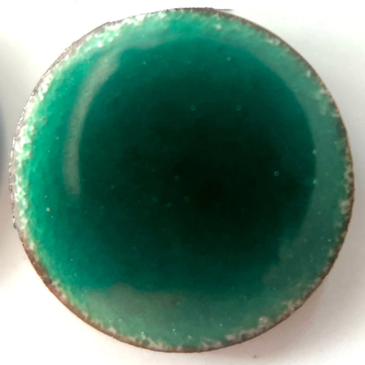 Enamel Powder No. 351 - Transparent Deep Green 3oz. for Torch/Kiln/Cloisonné/Wet Packing Enameling