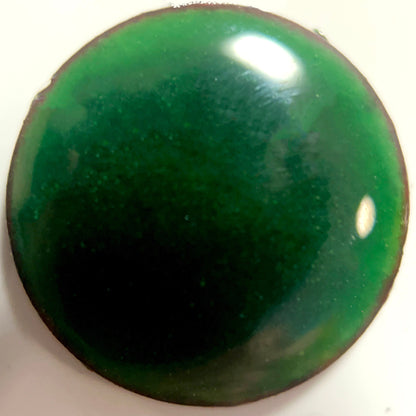 Pearly's Enamel Powder No. 457 Transparent Dark Silver Green 3oz. (85gr.) Great for torch/kiln/Cloisonné and Wet Packing Enameling