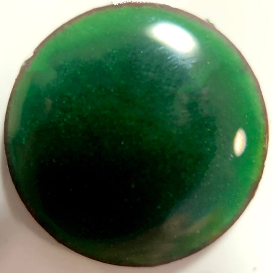 Pearly's Enamel Powder No. 457 Transparent Dark Silver Green 3oz. (85gr.) Great for torch/kiln/Cloisonné and Wet Packing Enameling