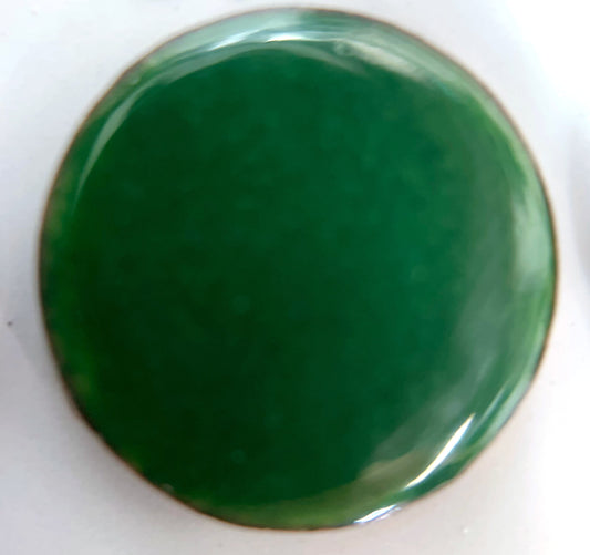 Pearly's Enamel Powder No. 374 Transparent Evergreen 3oz. (85gr.) - Versatile for Torch, Kiln, Cloisonné and Wet Packing Enameling