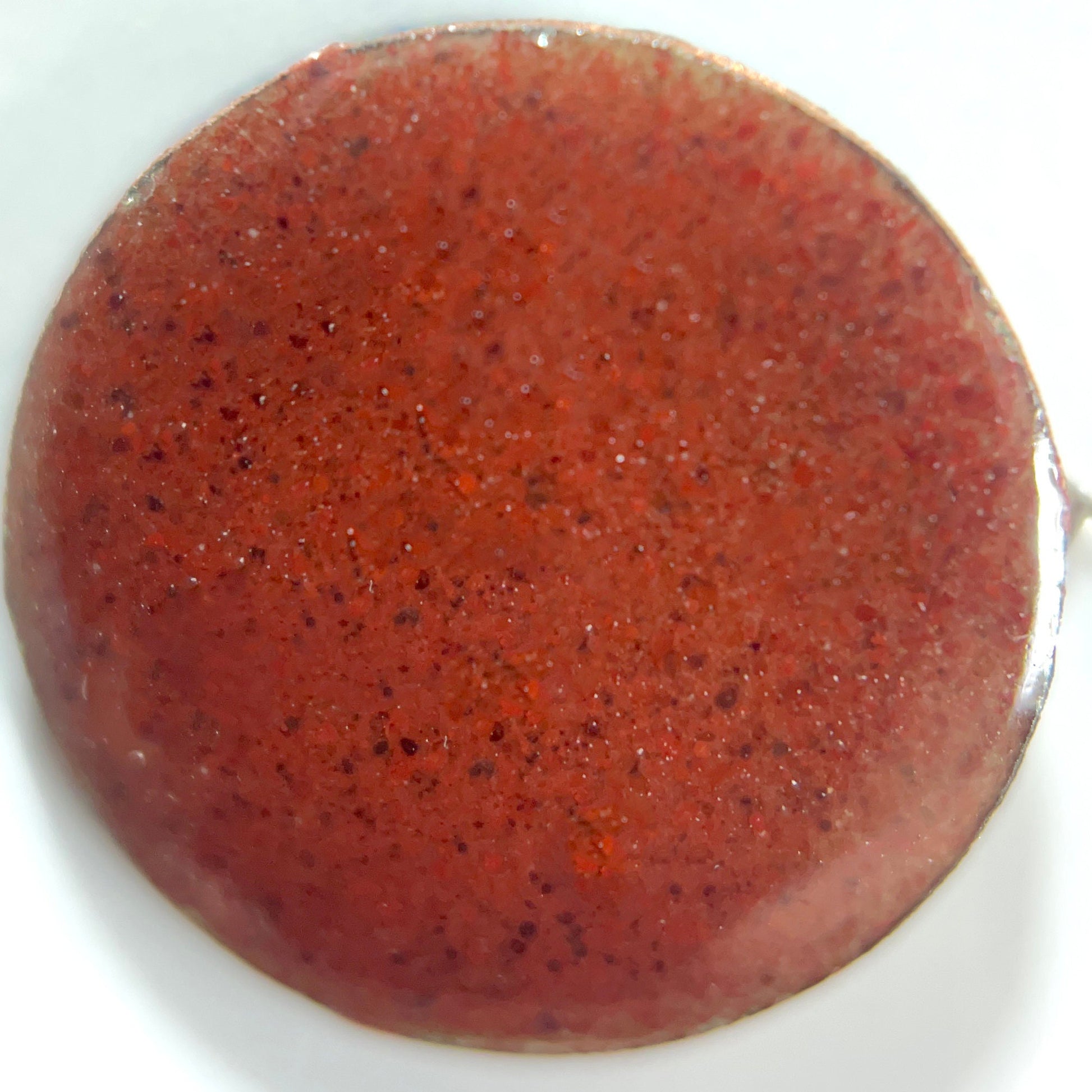 Pearly's Enamel Powder No. 131 Opaque Iron Red. (85gr.) Great for torch/kiln/Cloisonné