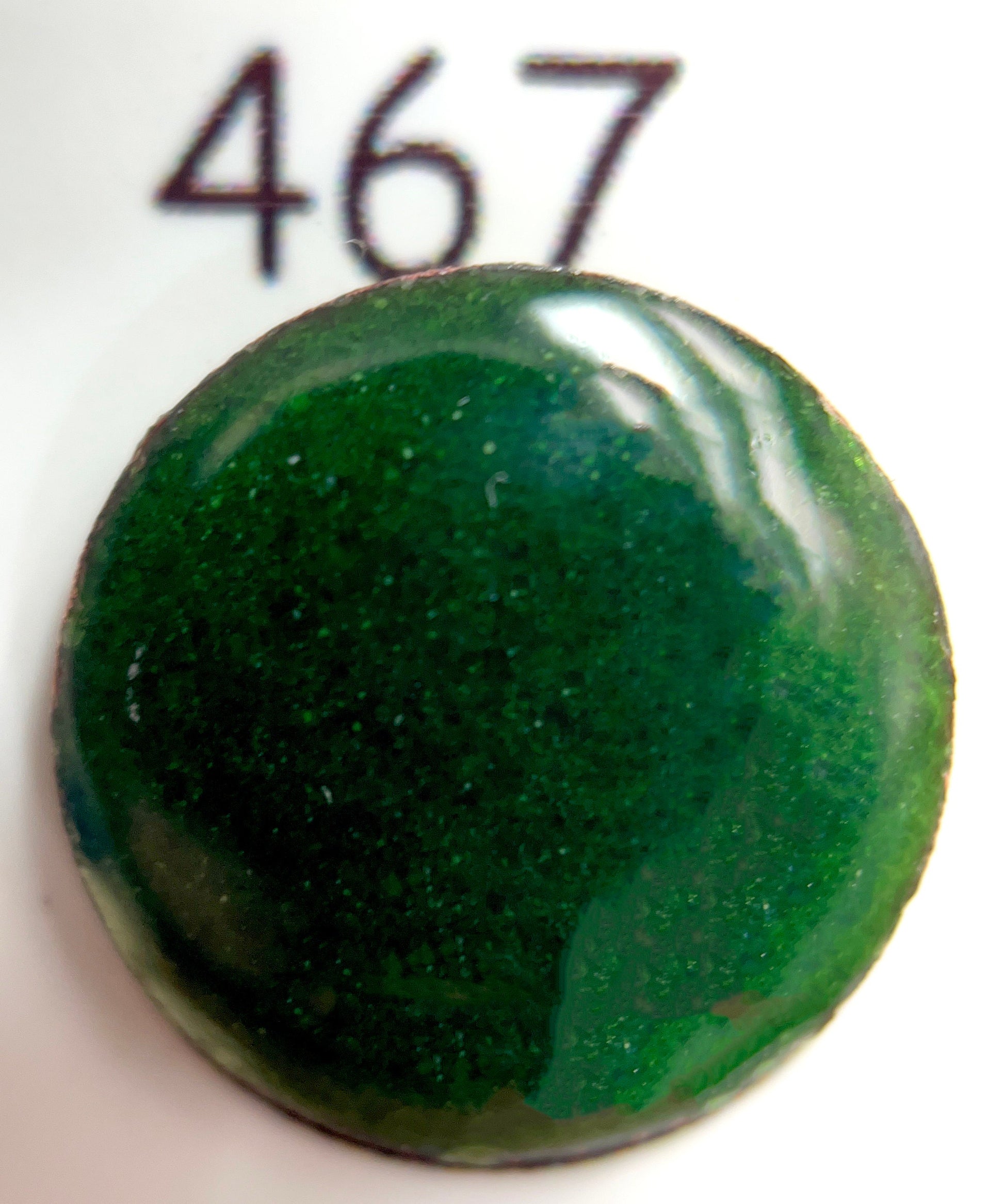 Pearly's Enamel Powder No. 467 Opaque Light Army Green 3oz. (85gr.) Great for torch/kiln/Cloisonné and Wet Packing Enameling