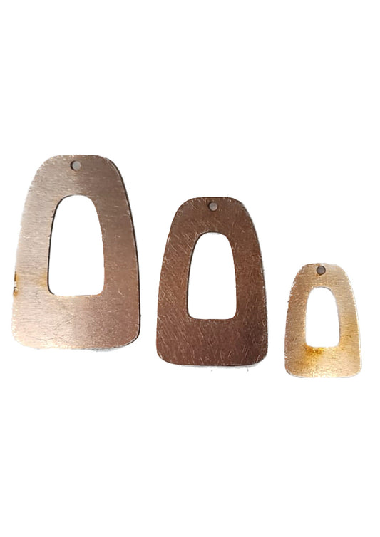 Copper Blanks - 534# Frame copper blank 24 Gauge, Solid
