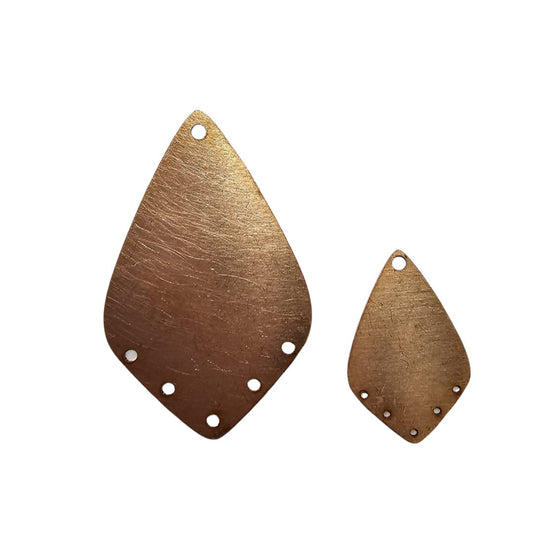Copper Blanks - 194# Triangle copper blank, 24 Gauge, Solid