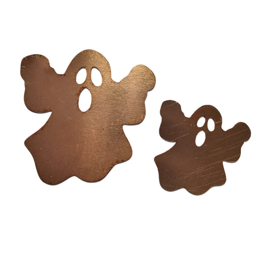Copper - 90# Ghost copper blank , stamped enamel , solid copper, stamping blank, personalized copper blank, raw copper