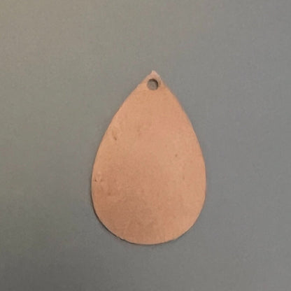 Copper Blanks - 860# Drop for Decal # Drop copper copper blank - 24 Gauge, Solid