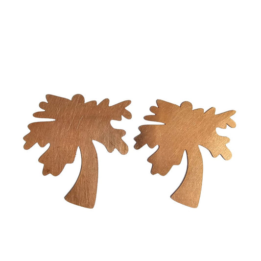 Copper Blanks - 346# Palm Tree copper blank - 24 Gauge, Solid