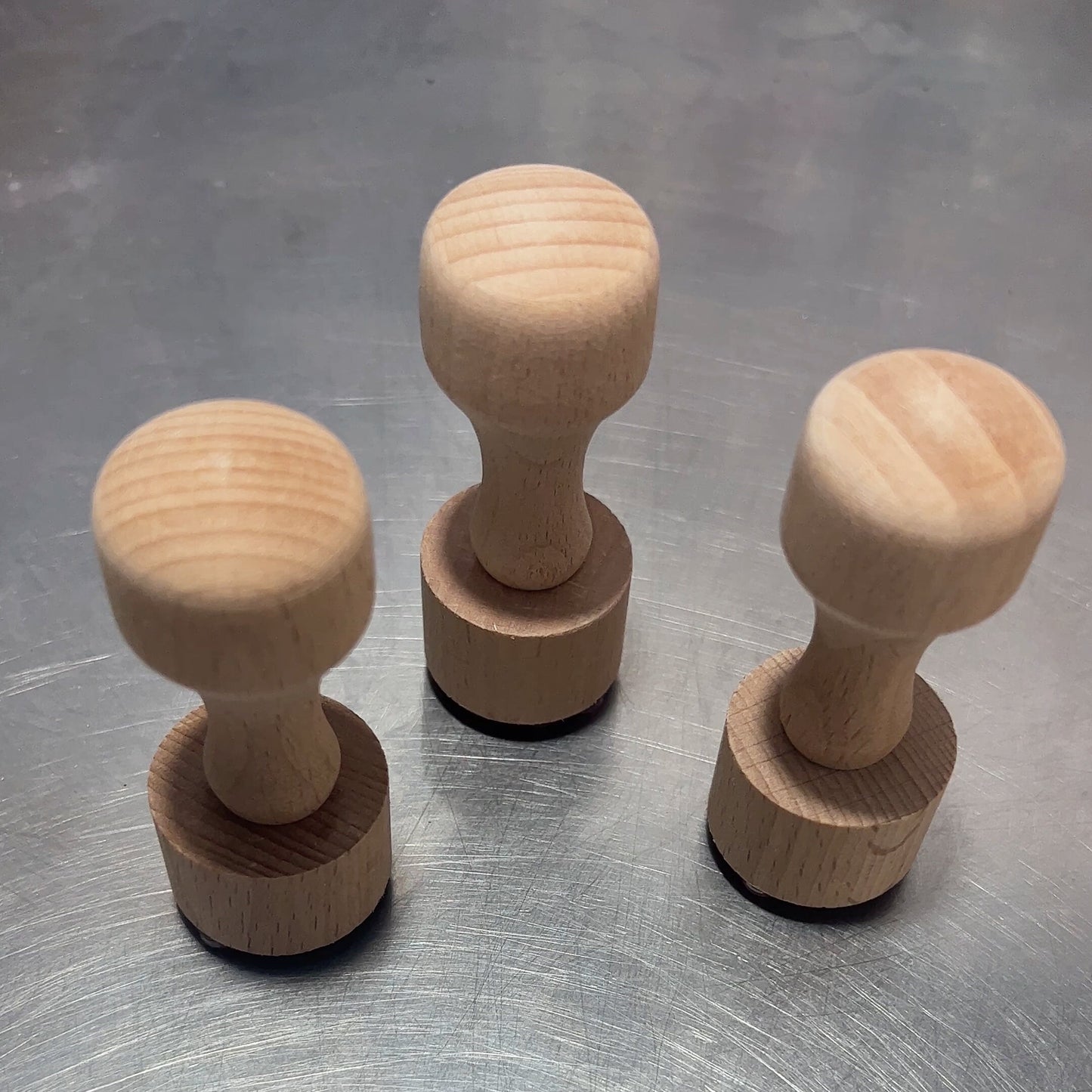 Enameling Supplies Stamp Wood Holder, great for enamel stamping