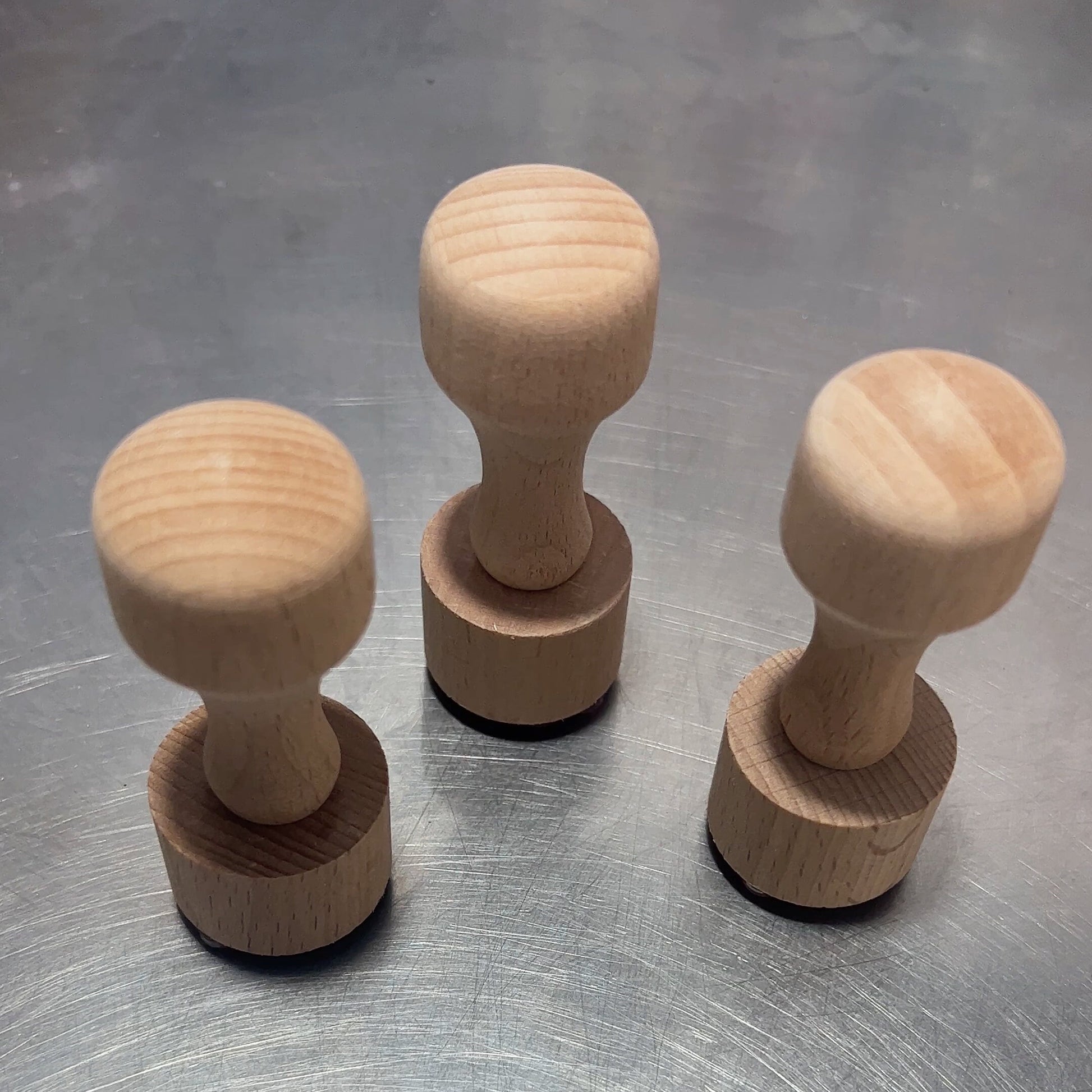 Enameling Supplies Stamp Wood Holder, great for enamel stamping