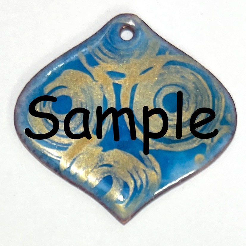 Enameling Supplies Stamp Wood Holder, great for enamel stamping