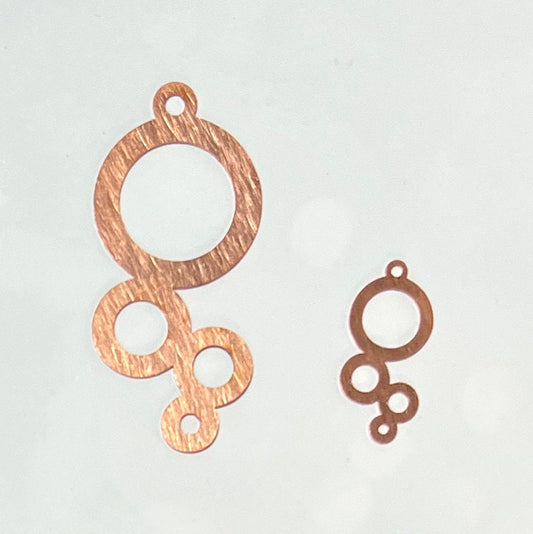 Copper Blanks - 373# Circles copper blank 24 Gauge, Solid
