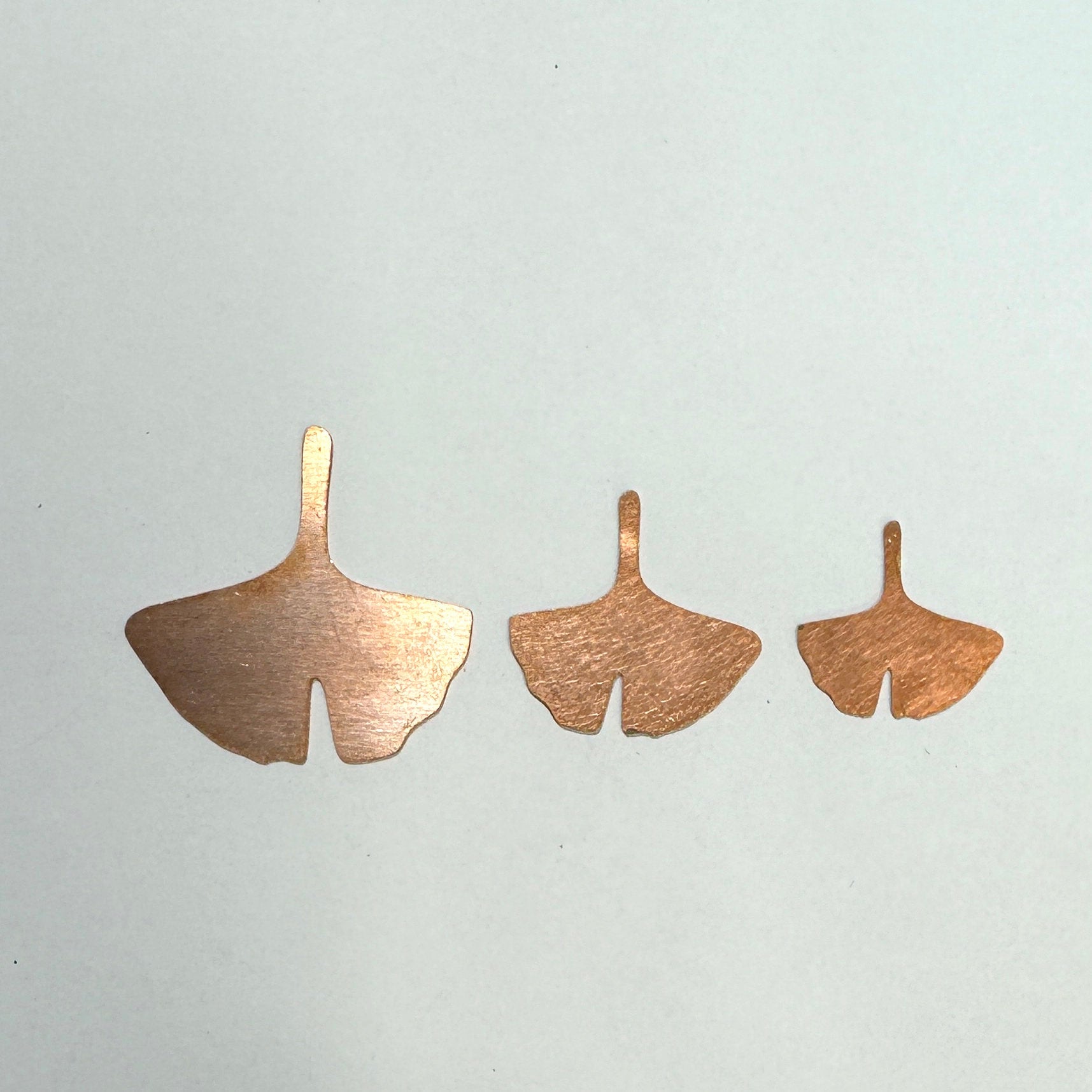 Copper Blanks - 261# leaf copper blank , stamped enamel , solid copper, stamping blank, personalized , copper blank, raw copper