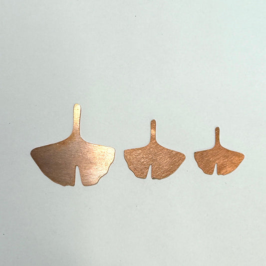 Copper Blanks - 261# leaf copper blank , stamped enamel , solid copper, stamping blank, personalized , copper blank, raw copper