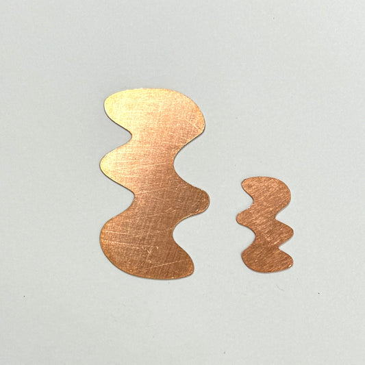 Copper Blanks - 673# Copper blank, stamped solid copper, round stamping blank, personalized copper blank, raw copper