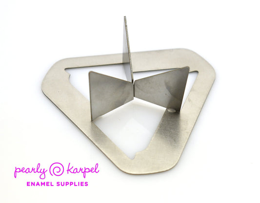 Enameling Supplies 3 Points Enameling Trivet for Torch Firing - 3" Diameter, 1" Height